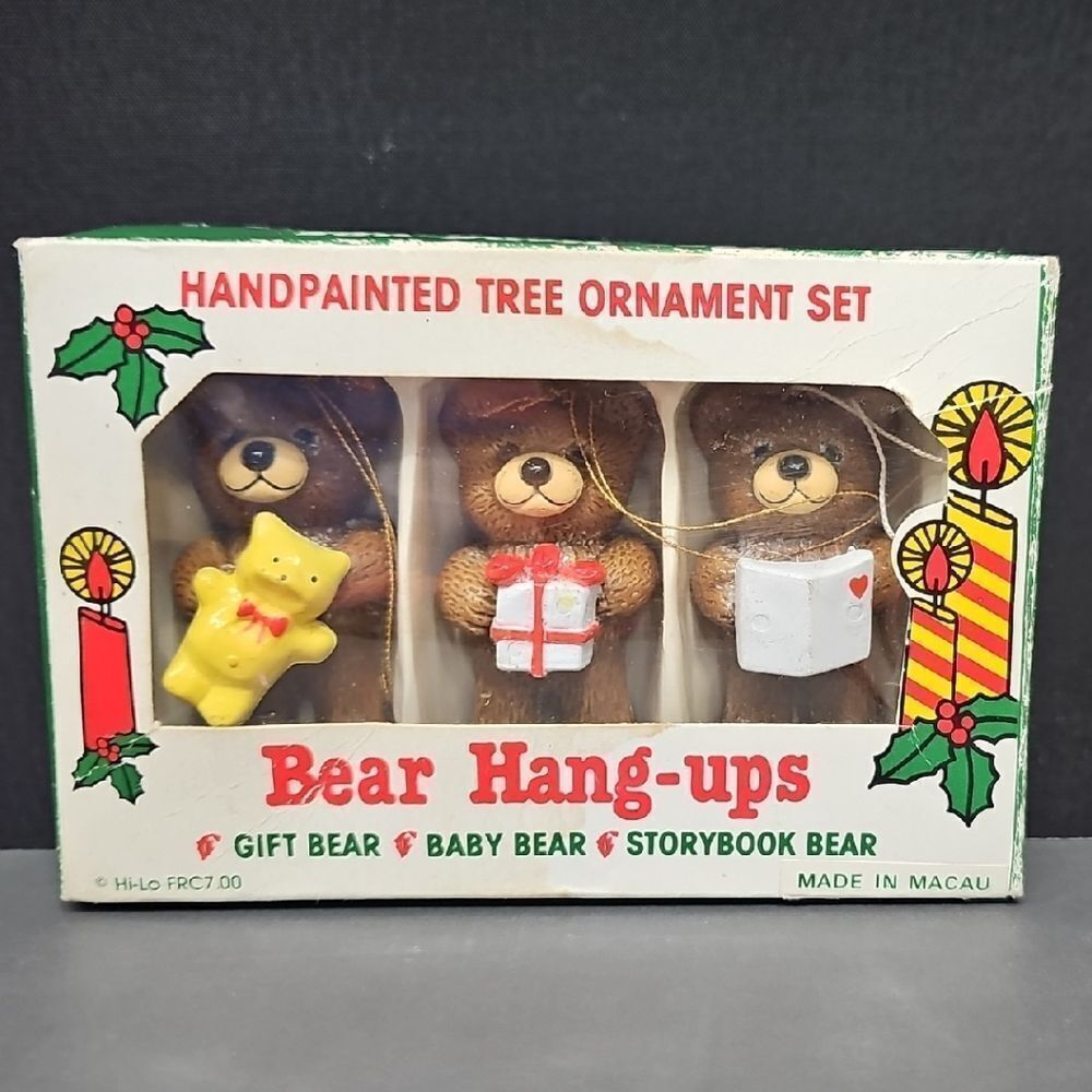 Bear Hang-ups Ornament Set
